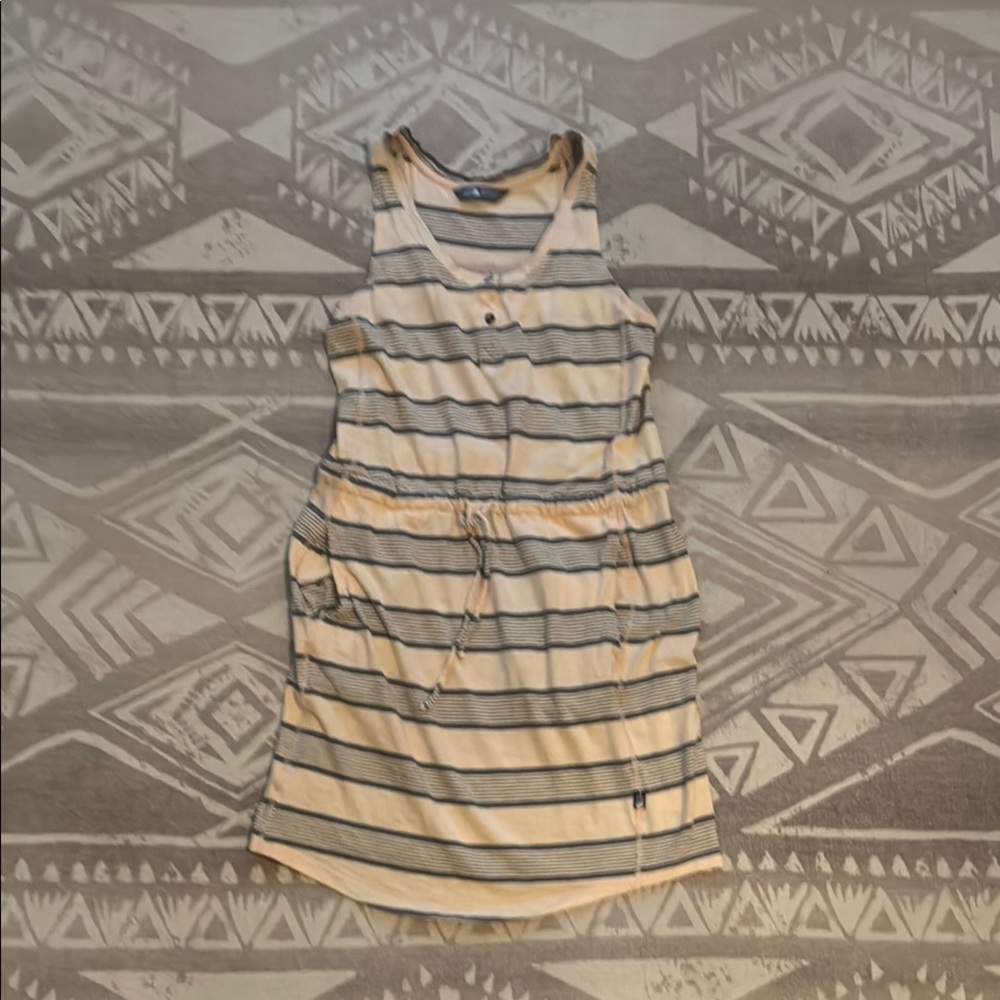The North Face Cream Sundress Sleeveless Scoop Neck Mini